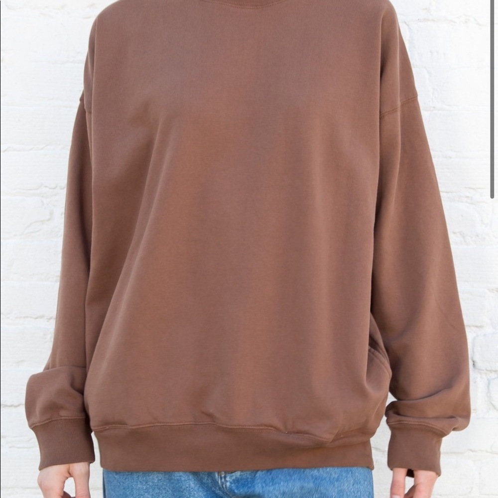 Brand new brandy Melville brown oversized sweater
